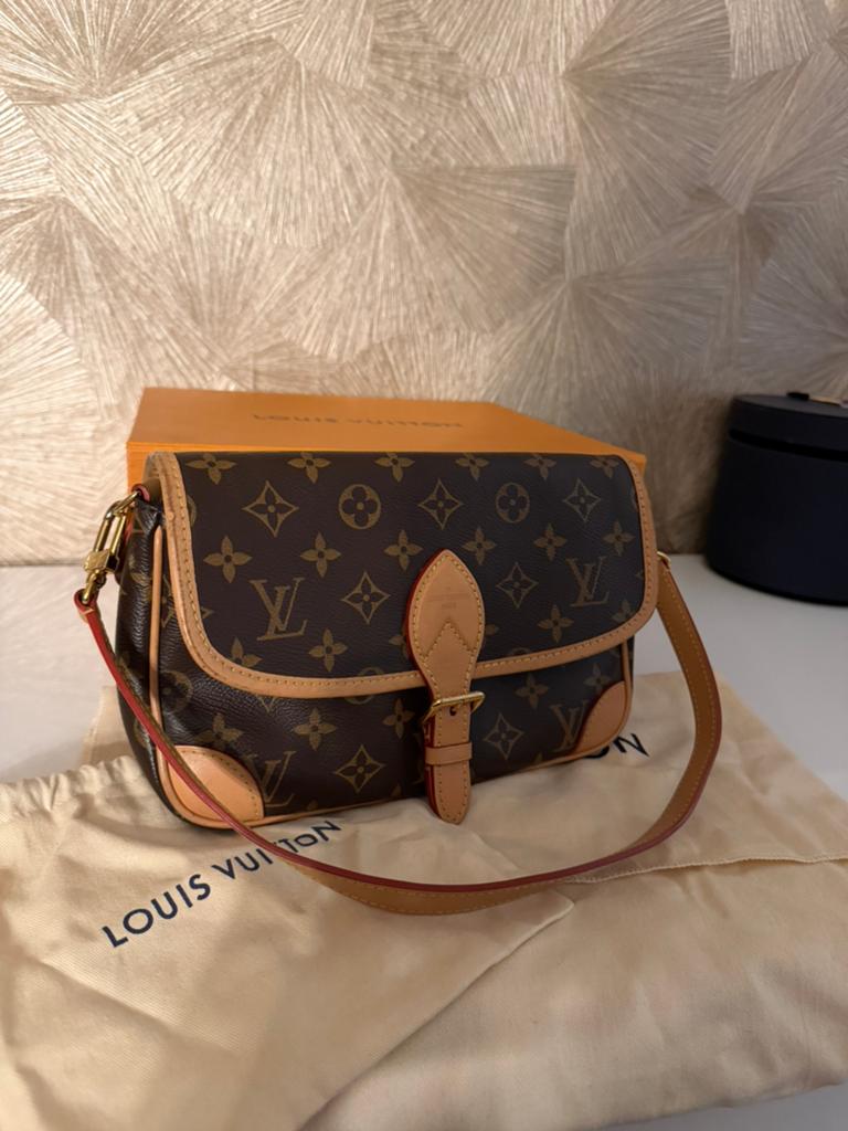 Louis Vuitton Monogram Diane, Ophalen of Verzenden, Gebruikt, Bruin, Schoudertasje