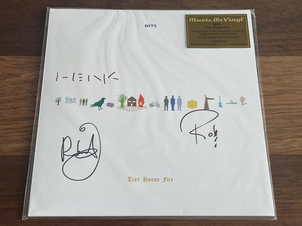 Vinyl Maxisingle 10" Nits Tree House Fire WHITE SIGNED NEW, 10 inch, Limited edition, 2020 tot heden, Ophalen of Verzenden