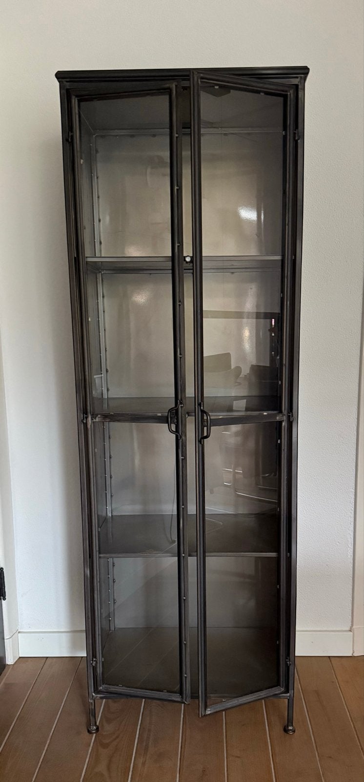 Servieskast PTMD Simple Metal 2 deurs (183x63x41 cm), Huis en Inrichting, Ophalen, Gebruikt