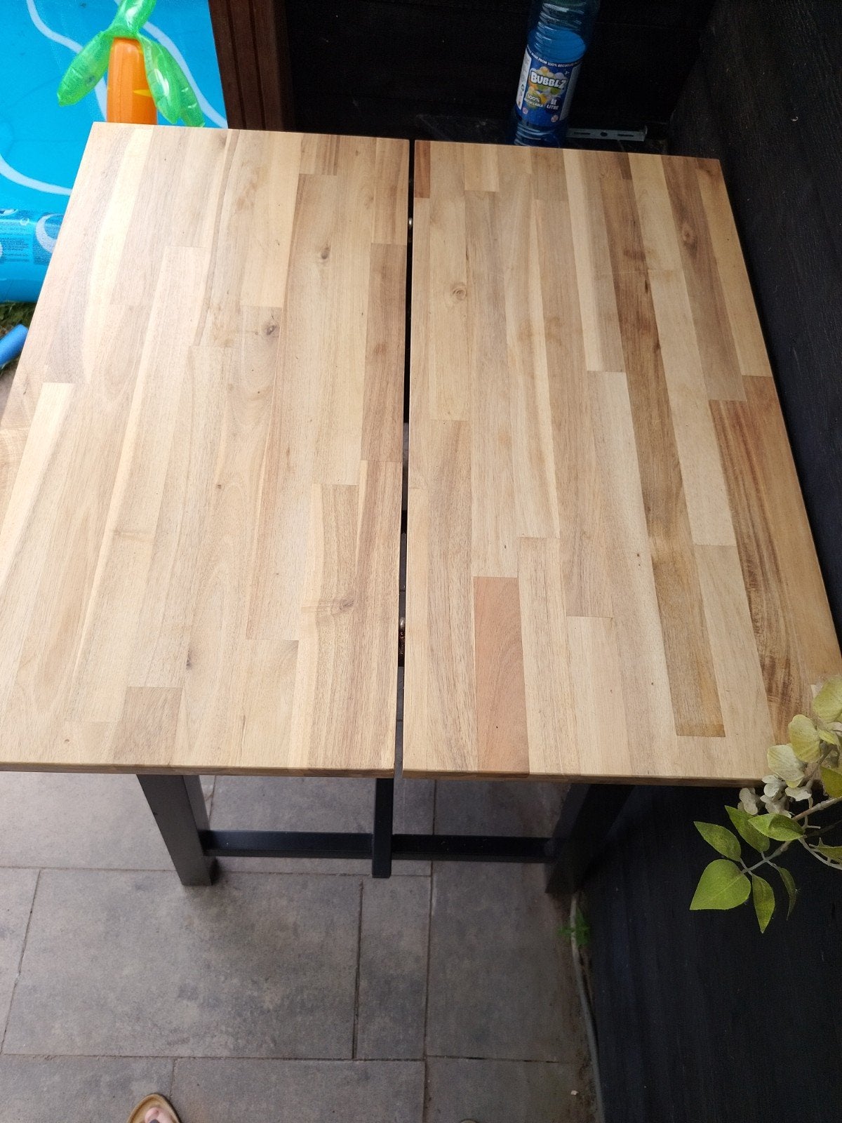 statafel ikea, Ophalen, Rond, Hout