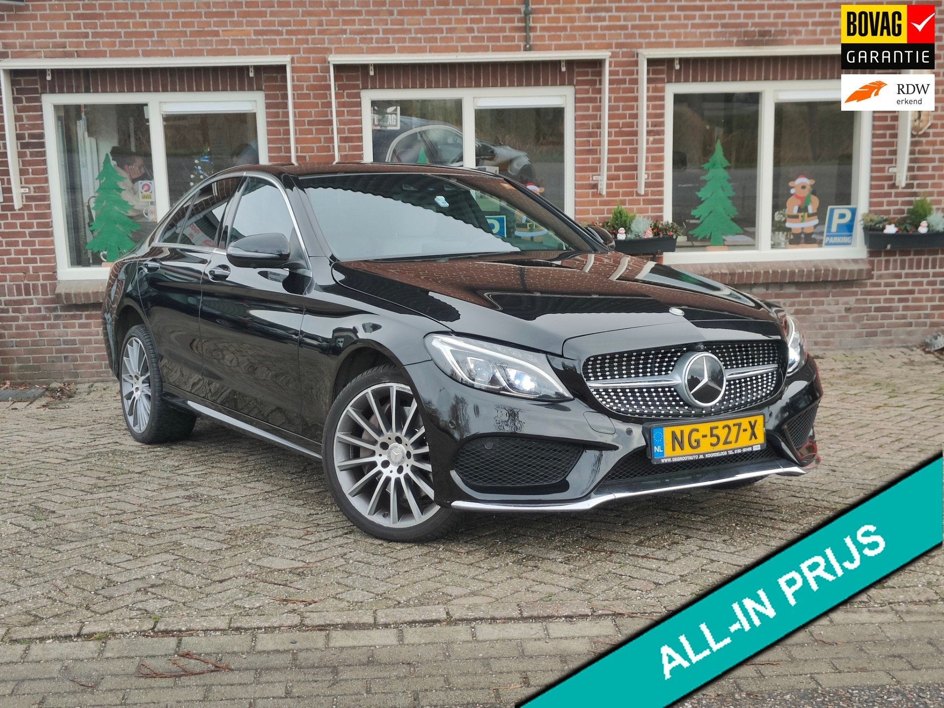 Mercedes-Benz C-klasse 300 CDI HYBRID Prestige Aut. AMG Vol, Auto's, Automaat, Achterwielaandrijving, Gebruikt, 4 cilinders