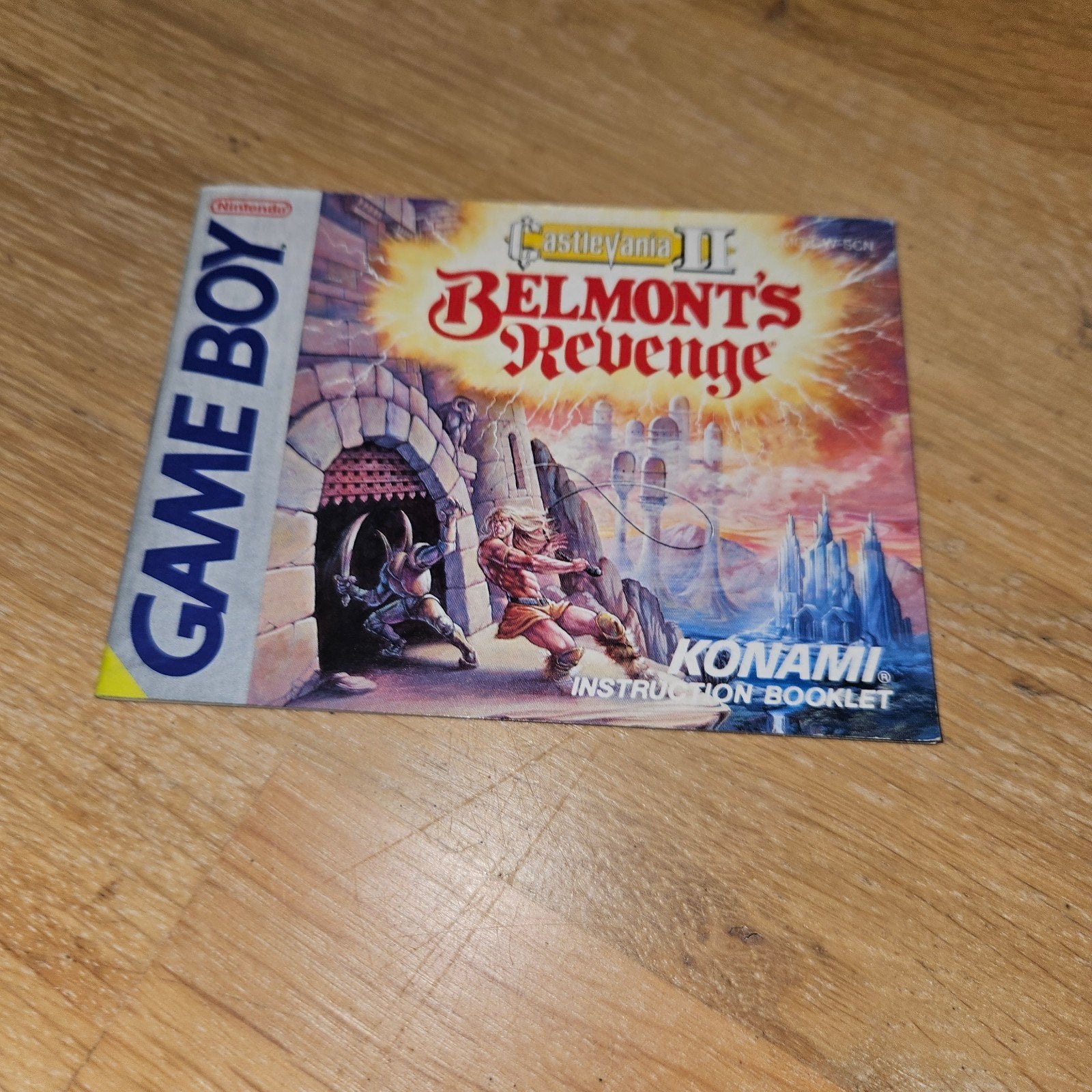 Castlevania II Belmont's Revenge - Game Boy Handleiding, Spelcomputers en Games, Avontuur en Actie, Gebruikt, 1 speler, Ophalen of Verzenden