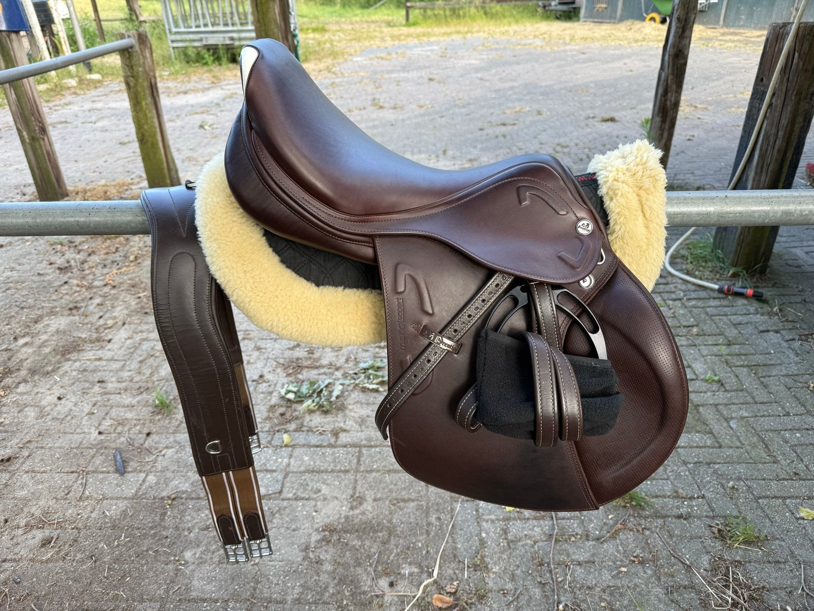 Prestige Michel Robert springzadel 18”, 32 boom, Dieren en Toebehoren, Ophalen, Zo goed als nieuw, Springen