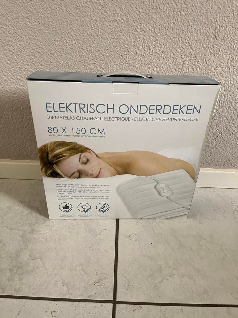 Elektrisch Onderdeken 80x150 cm - Eenpersoons, Ophalen, Nieuw, Overige typen