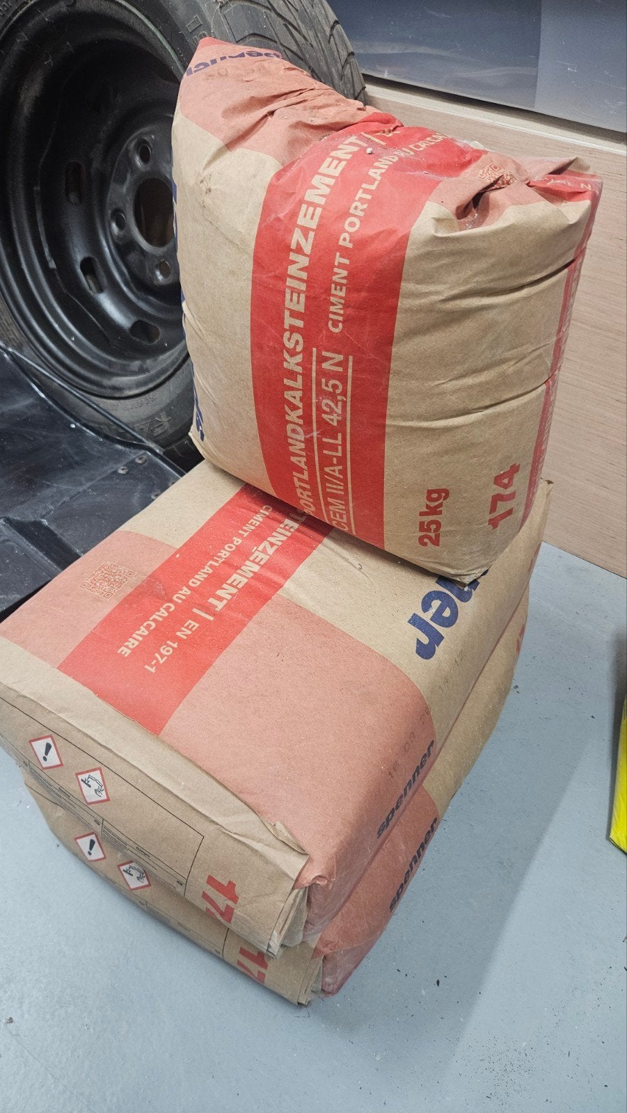 Portland cement, Overige materialen, Nieuw, Minder dan 5 m², Ophalen