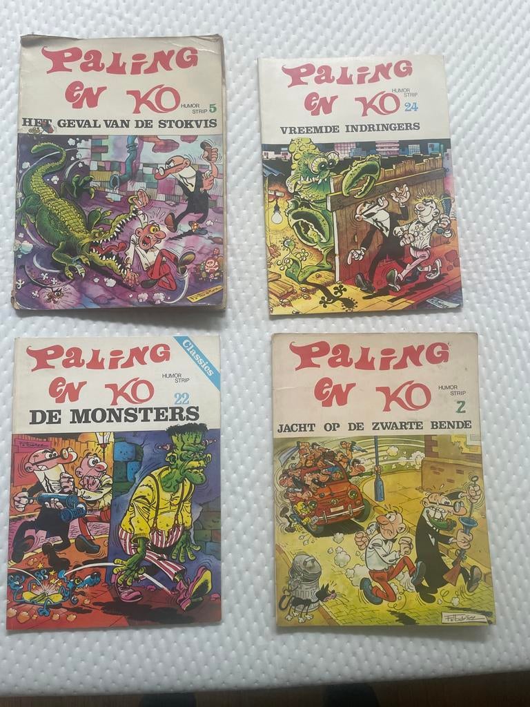 Paling en Ko stripboeken, Boeken, Stripboeken, Meerdere stripboeken, Ophalen of Verzenden, Gelezen