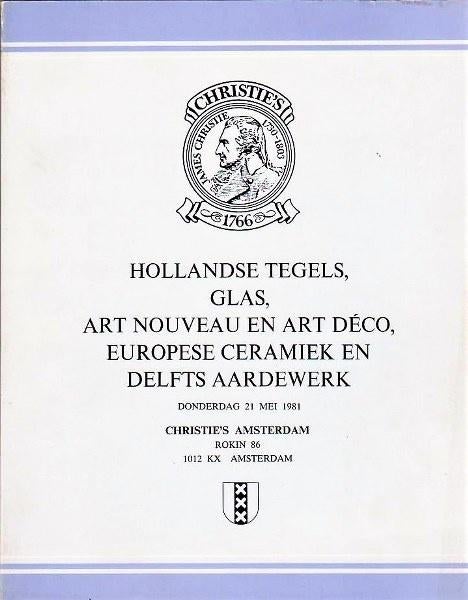 Christies - Hollandse tegels, Delfts aardewerk en glas, etc, Ophalen, Zo goed als nieuw, Overige onderwerpen