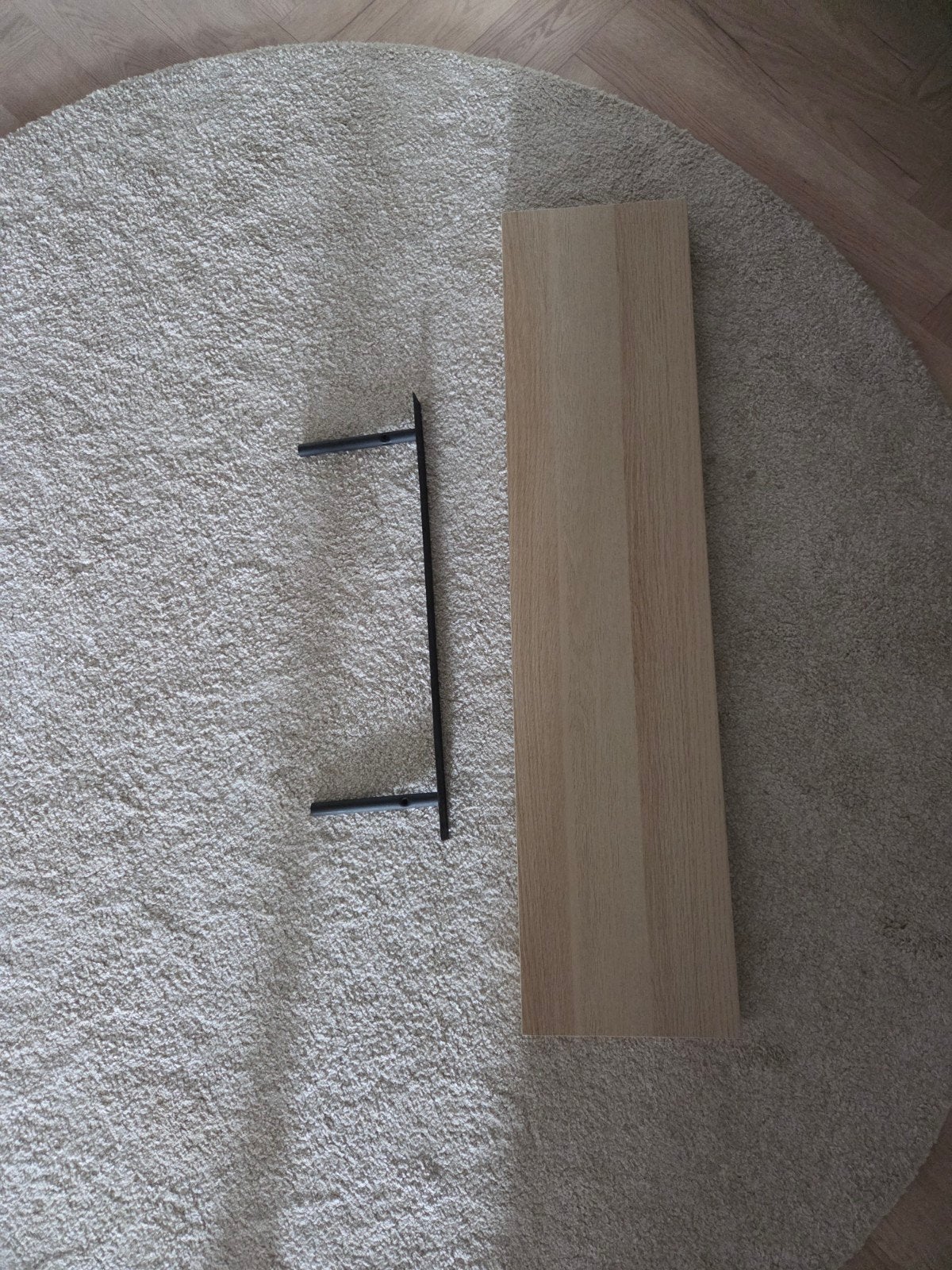 IKEA LACK Wandplank - Eikenpatroon, Ophalen