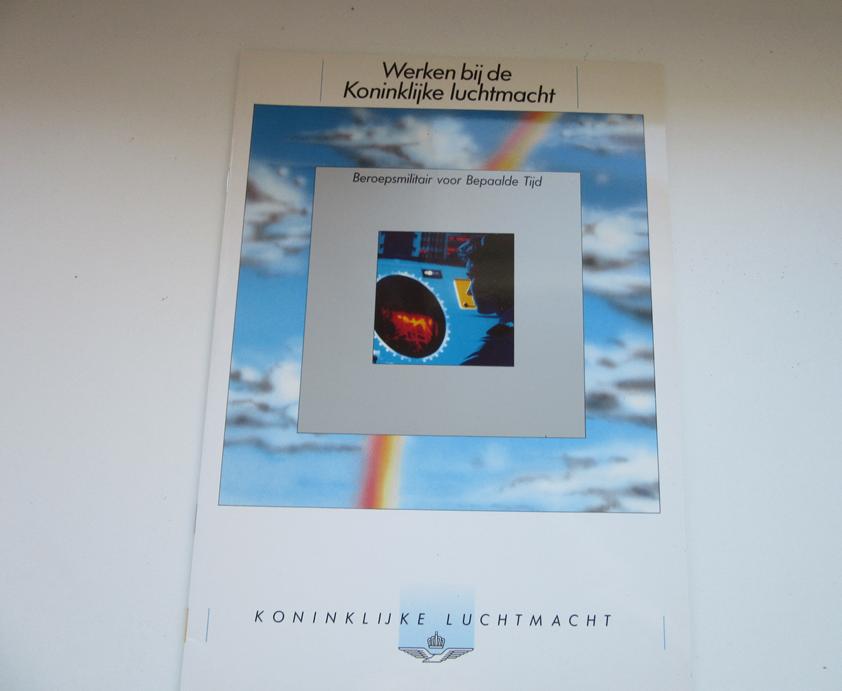 Werken bij de Koninklijke Luchtmacht brochure, Verzenden, Luchtmacht, Nederland, Boek of Tijdschrift