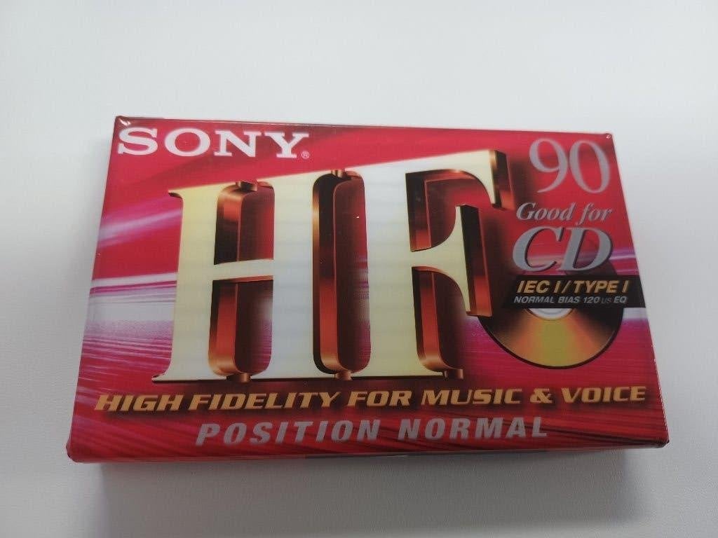 Sony Audio Cassette Tape SONY HF 90 - nieuw, Overige genres, 1 bandje, Ophalen of Verzenden, Nieuw in verpakking