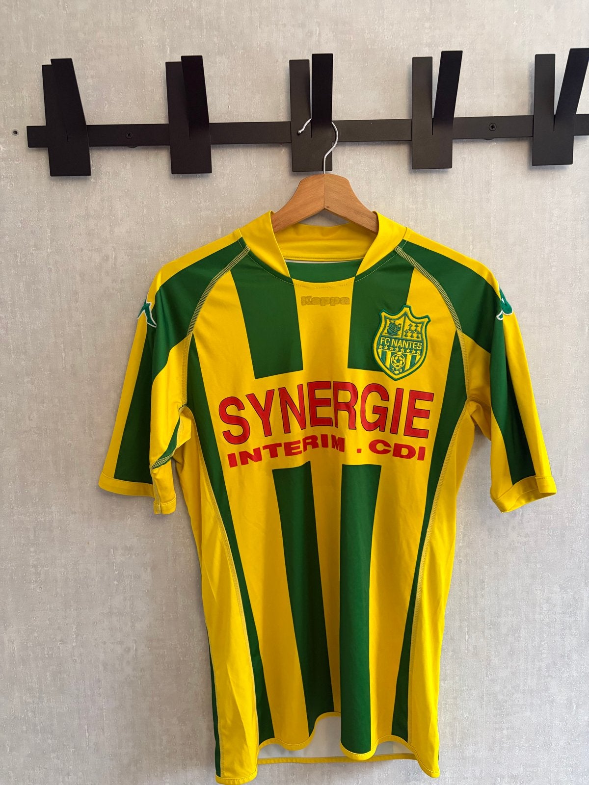 Vintage FC Nantes Thuisshirt Kappa Geel/Groen Maat: S, Maat S, Verzenden, Gebruikt, Shirt