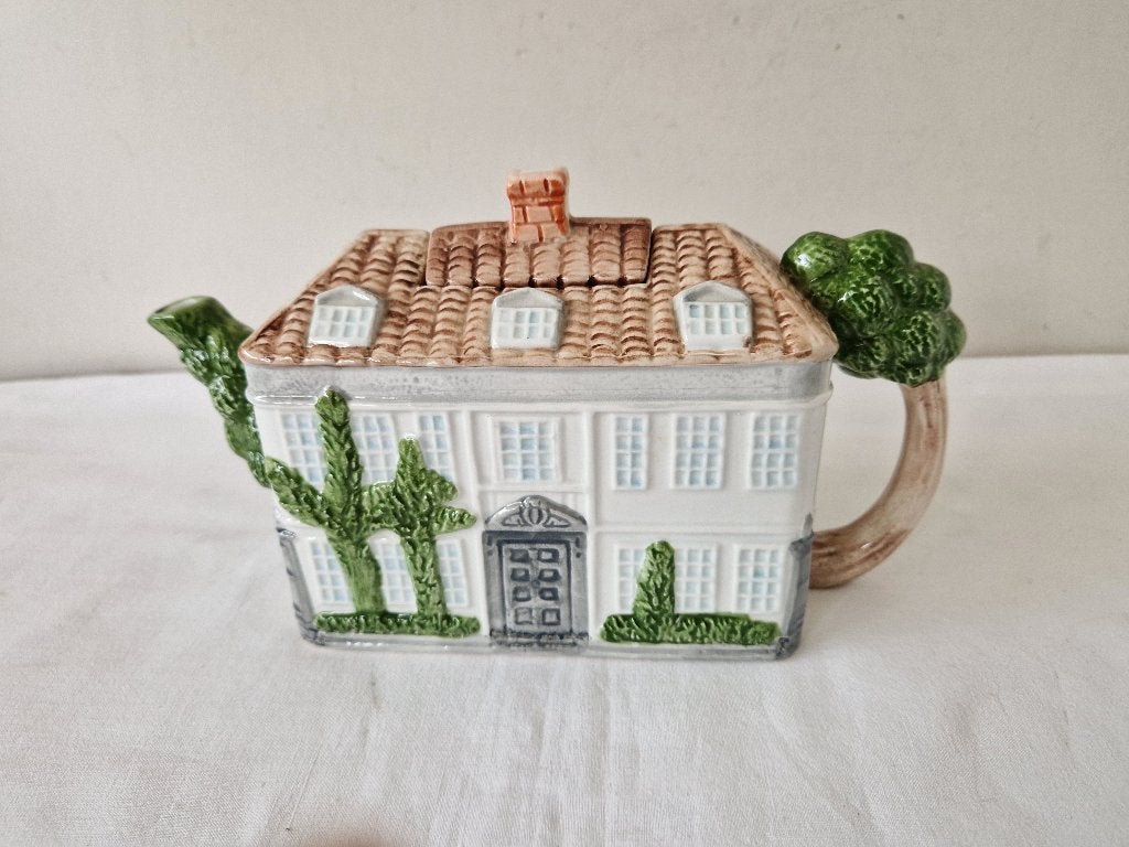 Vintage theepot. Ontwerp Roy Simpson voor J. Luber, Ophalen of Verzenden, Zo goed als nieuw, Overige stijlen, Overige typen