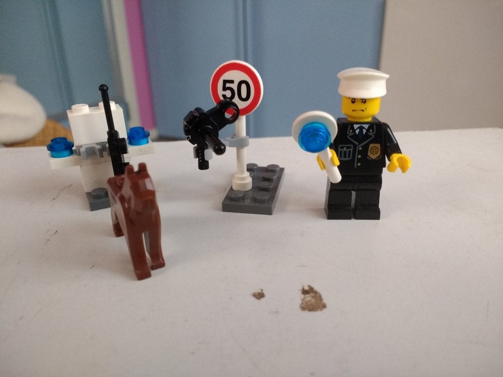 Lego City 5612 Politieagent policeman met hond agent, City, Lego, Ophalen of Verzenden, Zo goed als nieuw