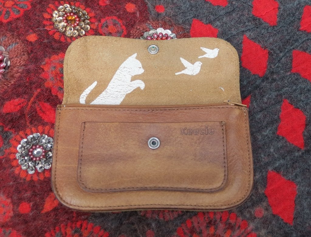 Keecie Cat chase, medium cognac bruin used look, Overige merken, Gebruikt, Bruin, Verzenden