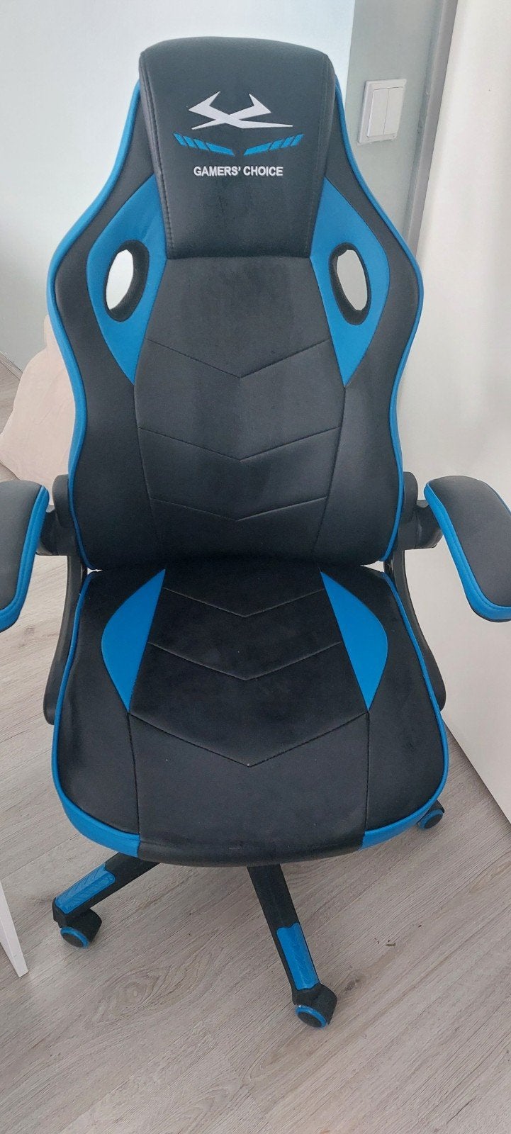 Gamers' Choice Gaming Bureaustoel Zwart/Blauw, Jysk, Ophalen of Verzenden