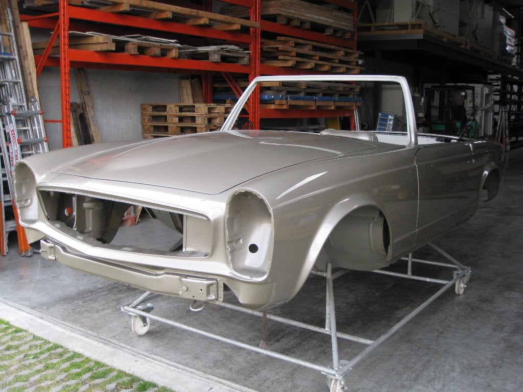 MERCEDES PAGODE 280SL  1968, Auto's, Achterwielaandrijving, Cabriolet, Beige, Overige kleuren