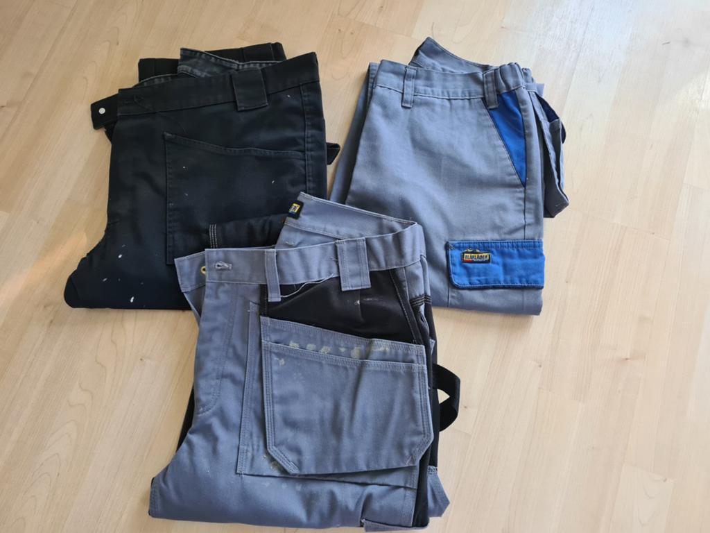3 werkbroeken maat XL voor tweede ronde, Gebruikt, Heren, Ophalen of Verzenden, Blaklader