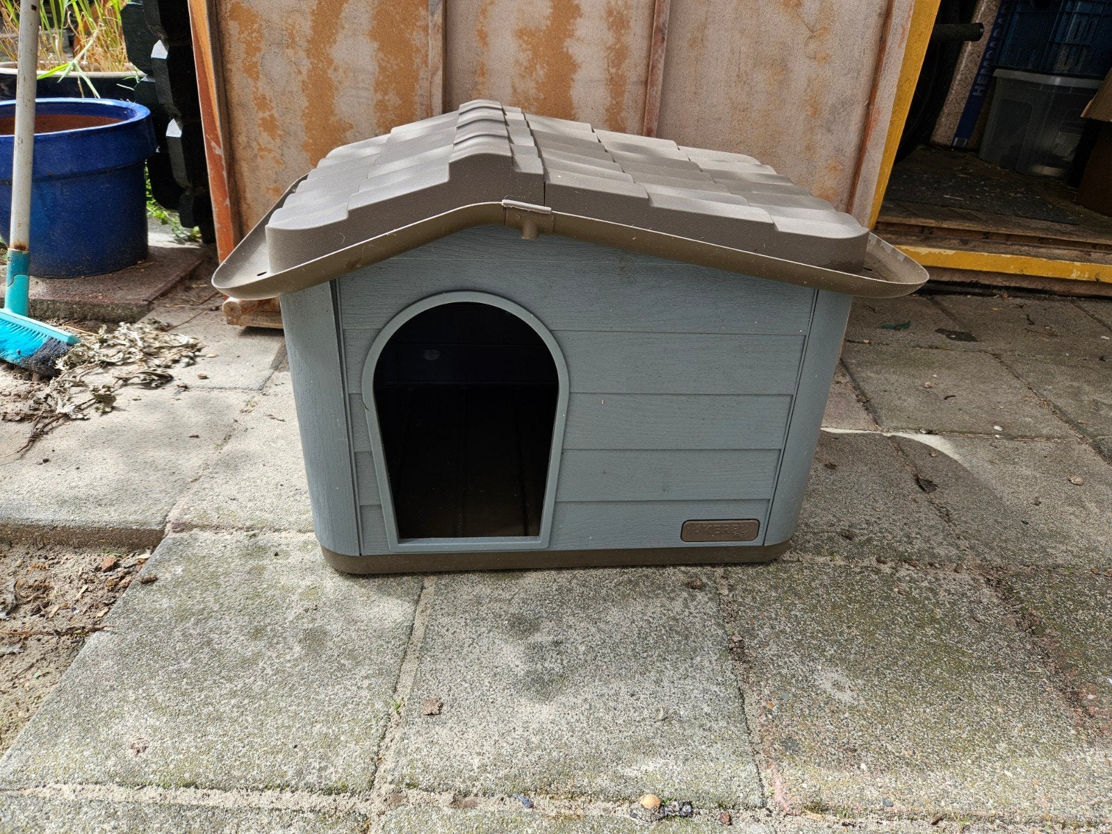buitenhok voor kat - kunstof, Dieren en Toebehoren, Hondenhokken, Ophalen, Zo goed als nieuw, Minder dan 75 cm, Minder dan 65 cm