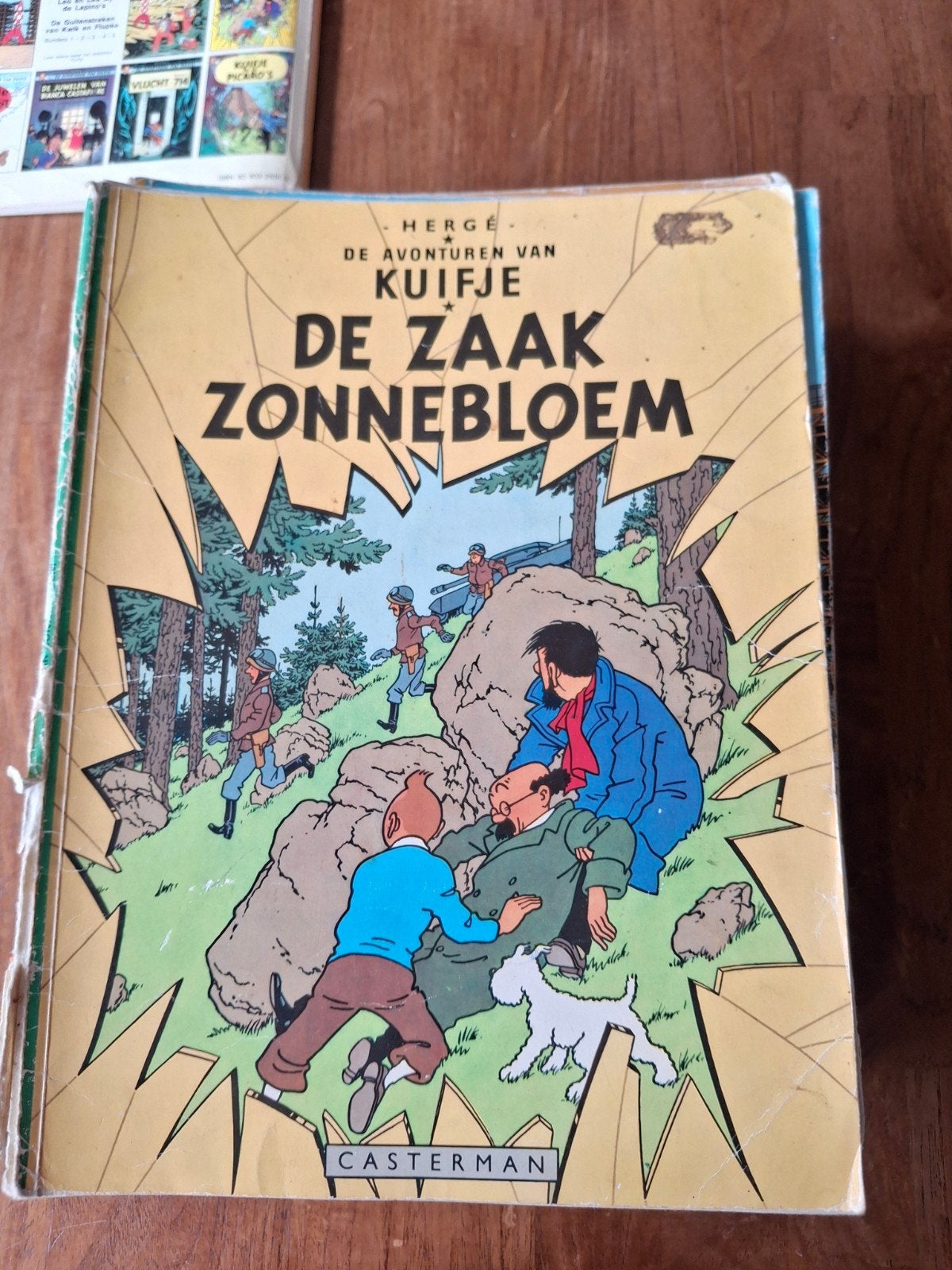 Kuifje - De Zaak Zonnebloem (Casterman), Eén stripboek, Ophalen of Verzenden, Gelezen, Hergé