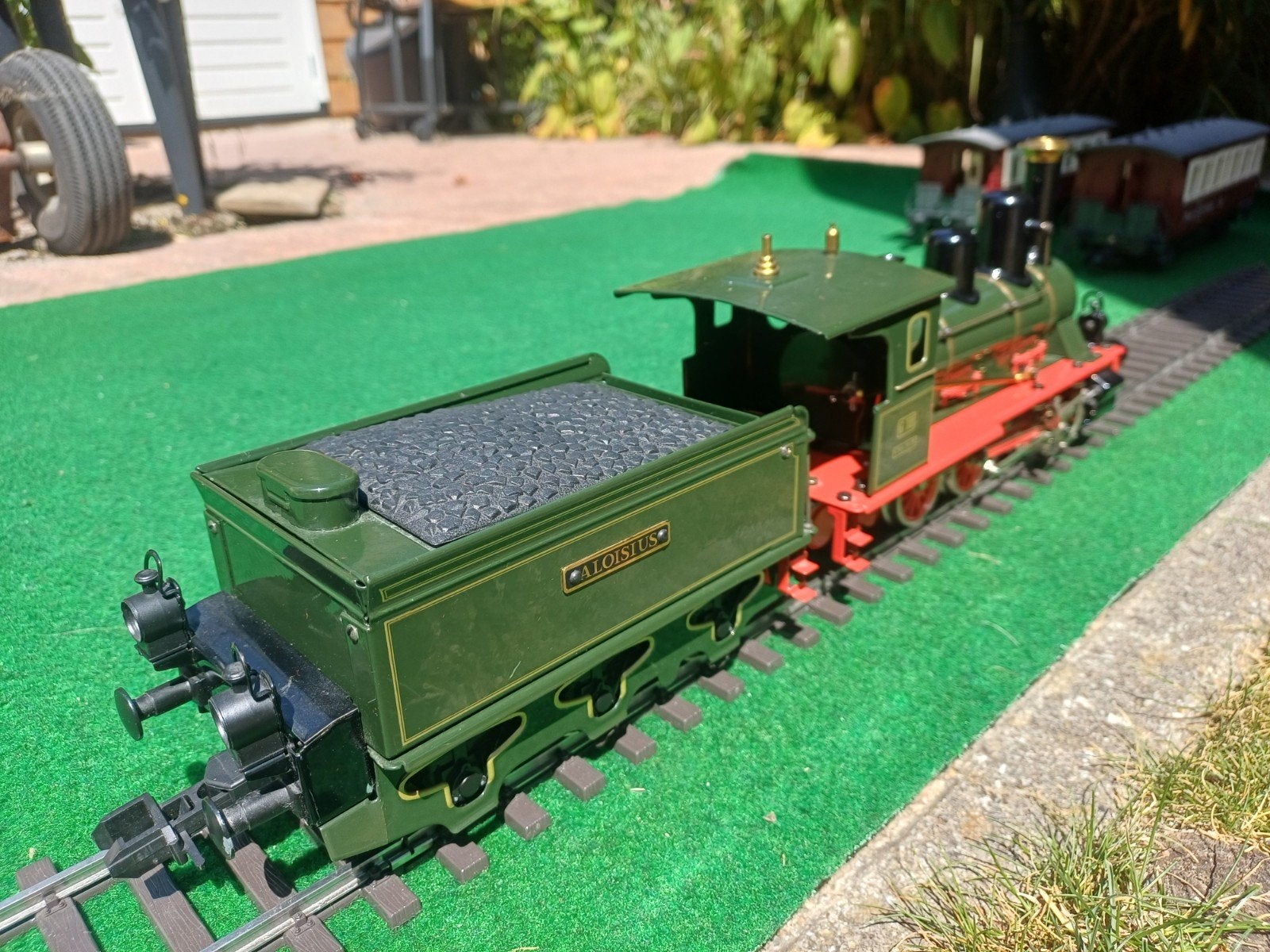 Marklin Stoomlocomotief met tender (5452), Locomotief, Gelijkstroom of Wisselstroom, Ophalen of Verzenden, Zo goed als nieuw