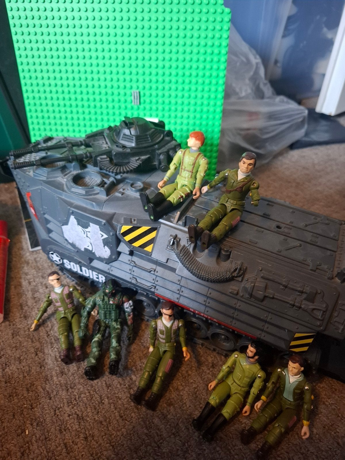 Grote set militaire speelgoed: tank en actiefiguren, Ophalen of Verzenden
