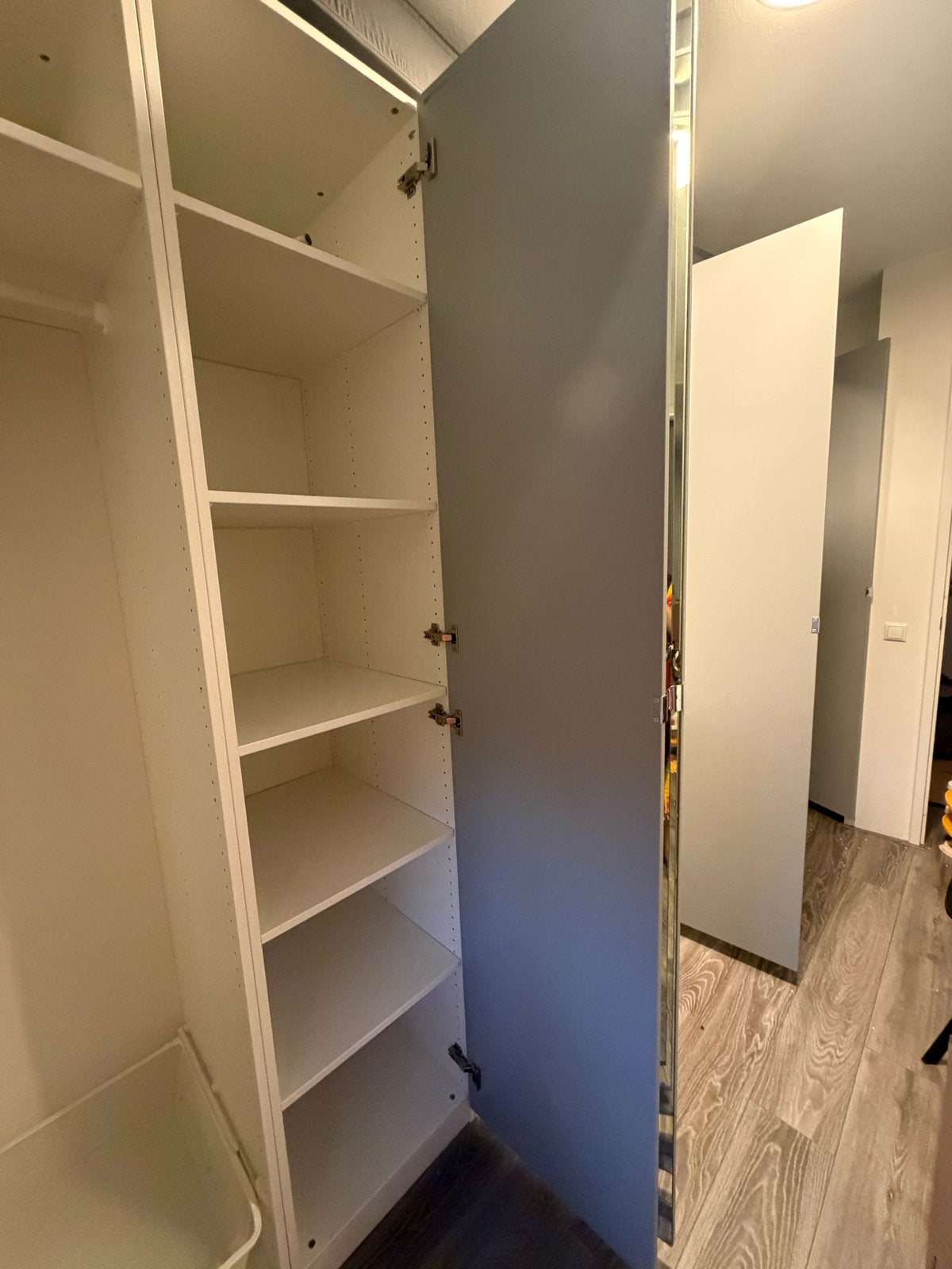 Complete PAX kastenset met spiegeldeuren - 3,5 meter breed, Huis en Inrichting, Kasten | Kledingkasten, Gebruikt, 200 cm of meer
