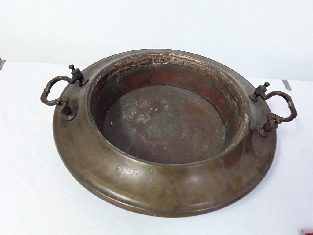 Koperen schaal brassero Spaans, Ophalen of Verzenden