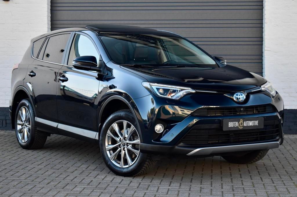 Toyota RAV4 2.5 Hybrid Style | Schuifdak | 360cam | Trekhaak, Auto's, Toyota, Gebruikt, Zwart, Leder, Bedrijf
