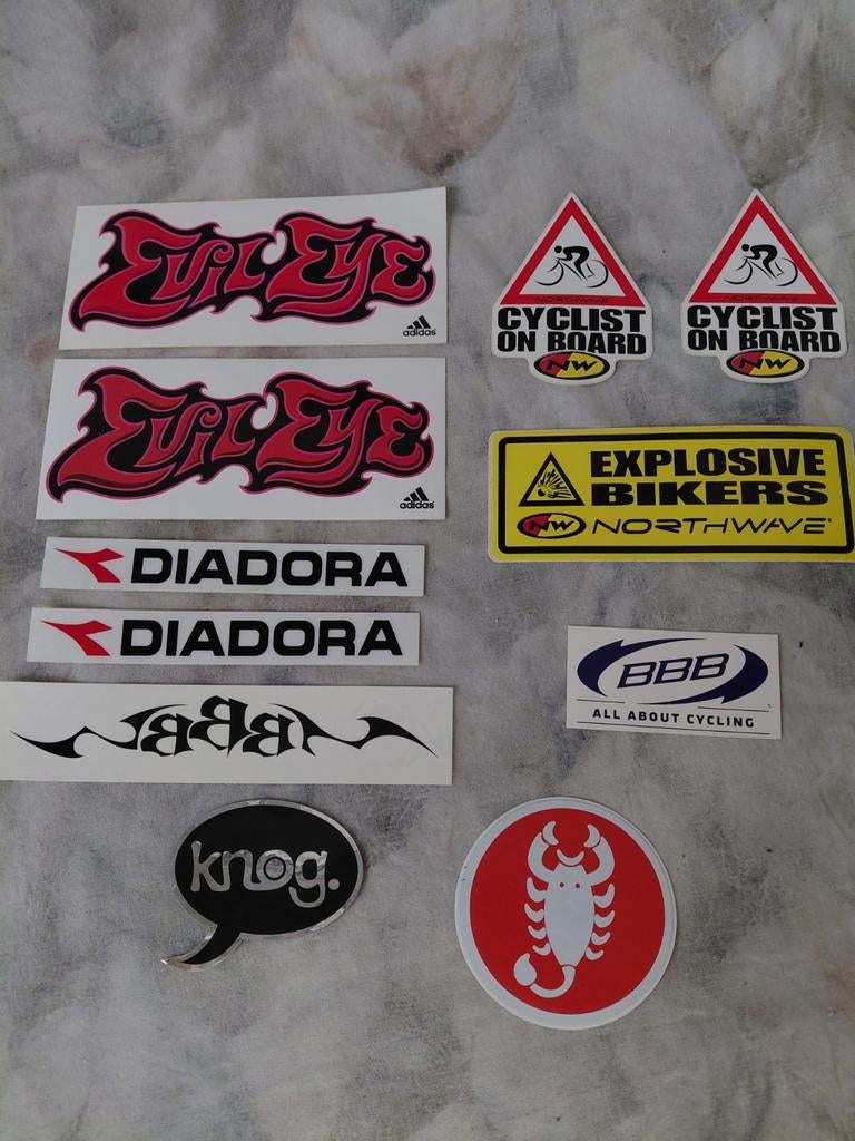 Stickers wielrennen, Ophalen of Verzenden