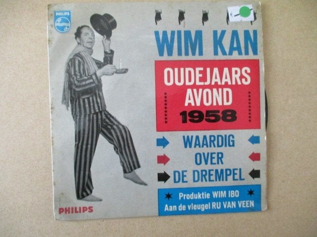 s0374 wim kan - waardig over de drempel, Cd's en Dvd's, Vinyl Singles, Ophalen, Gebruikt, 7 inch, Overige genres