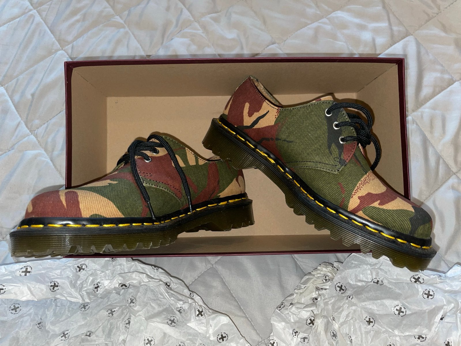 Dr. Martens 1461 Camo Lickwax - Maat 38, Schoenen met lage hakken, Overige kleuren, Nieuw, Ophalen of Verzenden