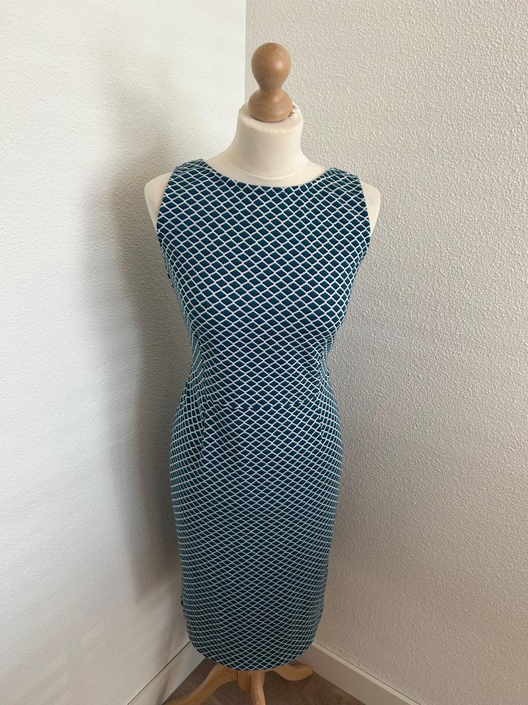 King Louie maat L classy elegante blauwe jurk 54