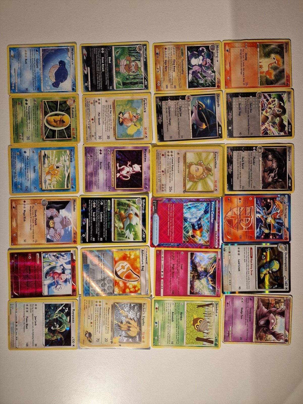 Zeldzame Pokémon kaarten 24 stuks - Losse verkoop, Ophalen of Verzenden, Zo goed als nieuw, Meerdere kaarten