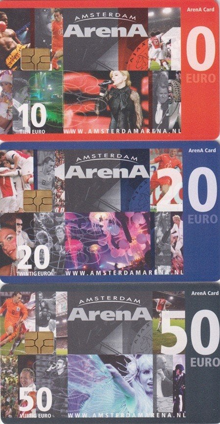 ArenA kaarten serie A104.01/03 Zomerserie 2009 gebruikt, Ophalen of Verzenden, Nederland