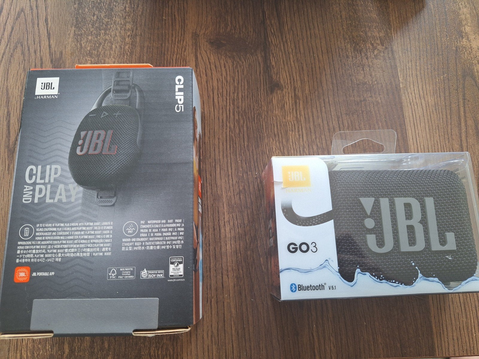 jbl clip 5 en jbl go 3, Ophalen of Verzenden, Nieuw