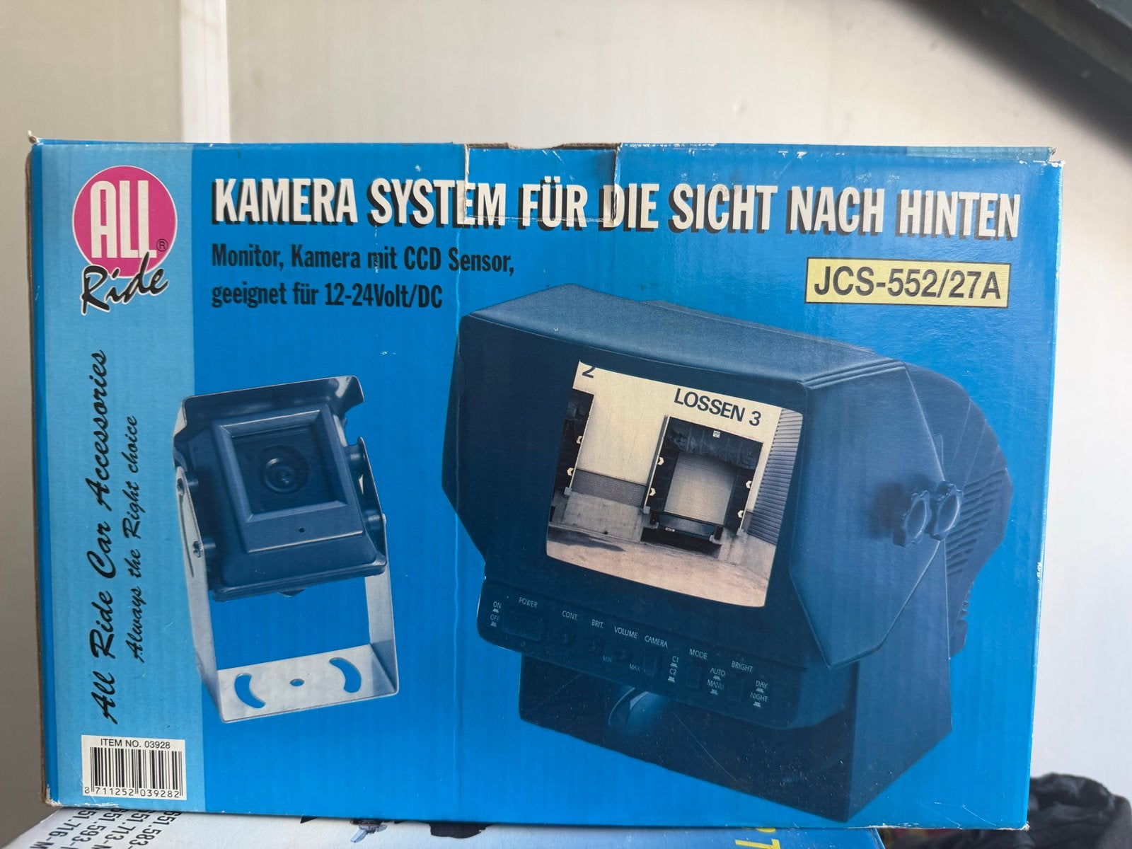 All Ride Achteruitrijcamerasysteem JCS-552/27A, Ophalen, Nieuw