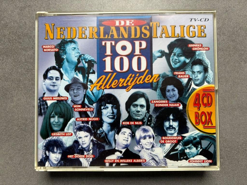De Nederlandstalige Top 100 Aller Tijden, leuke Tv 4-cd, Ophalen of Verzenden, Zo goed als nieuw, Nederlandstalig