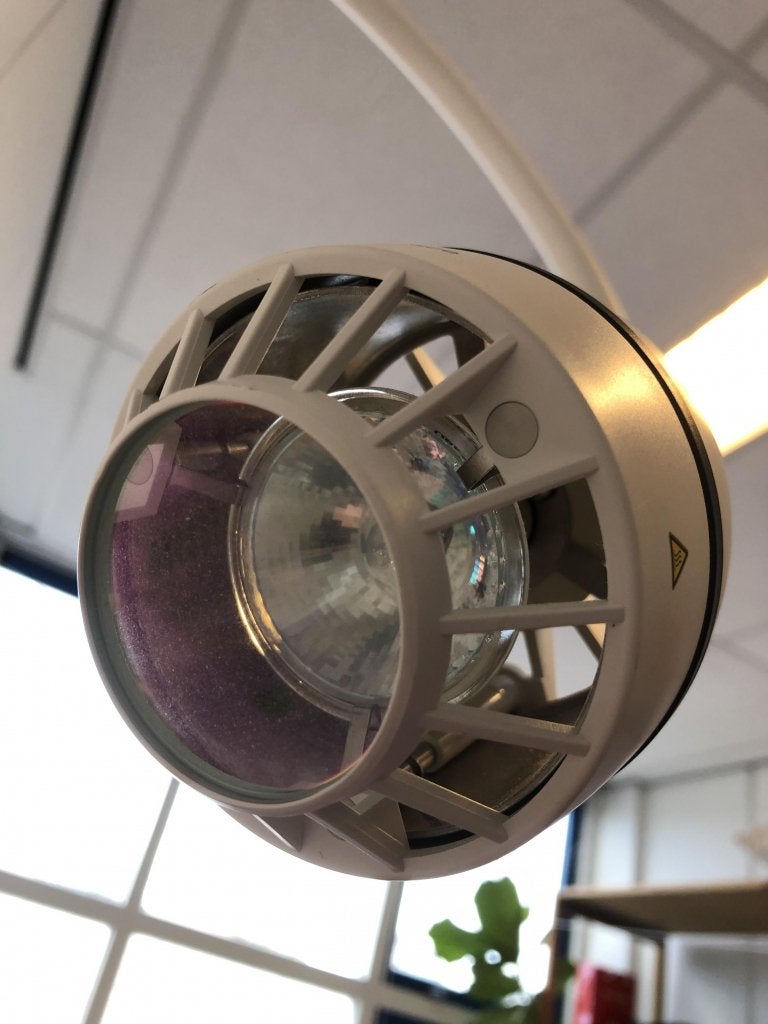 Onderzoekslamp slangenhals railbevestiging Heine HL5000, Niet ingevuld, Niet ingevuld, Ophalen of Verzenden, Zo goed als nieuw