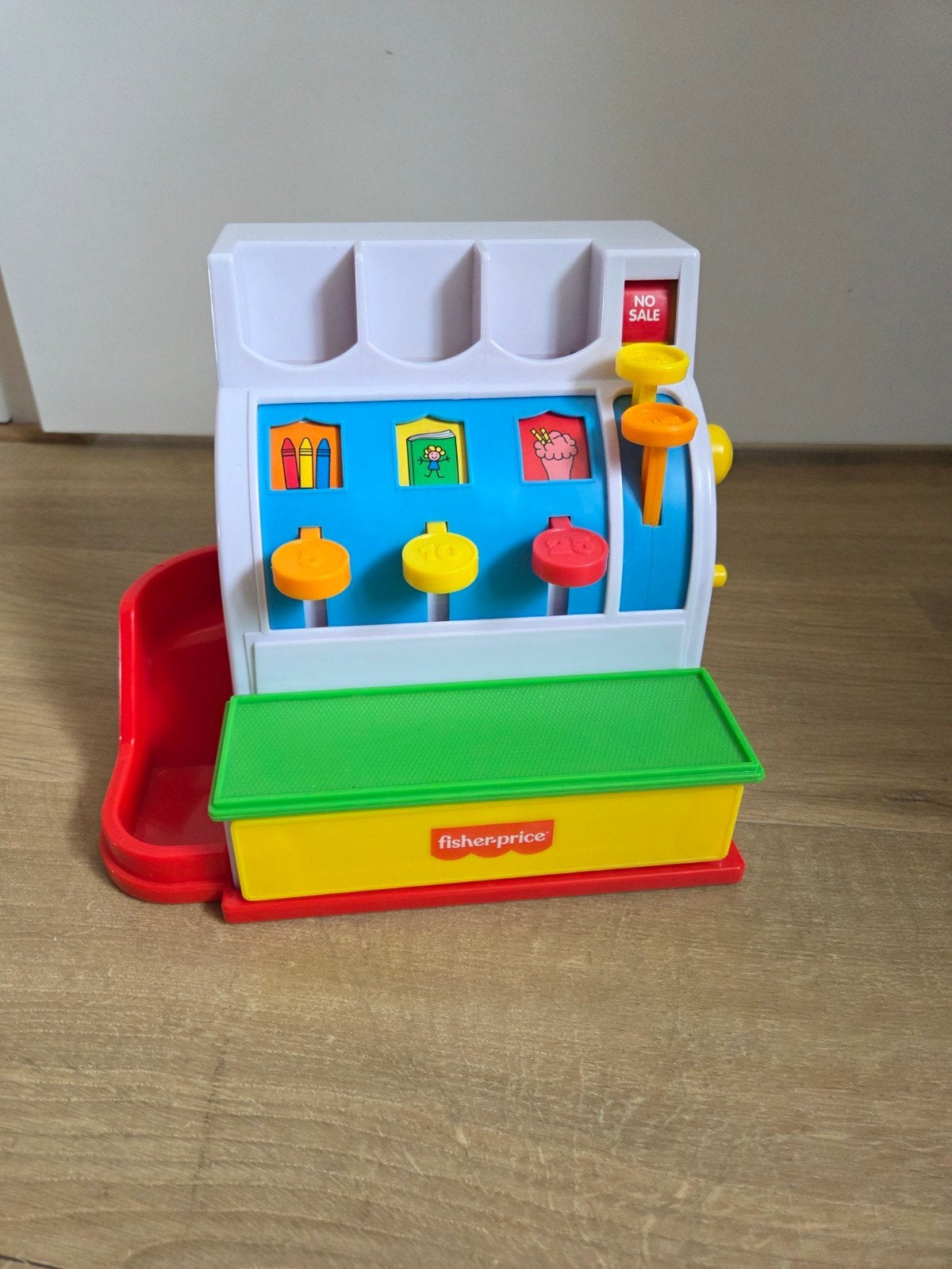Fisher-Price Kassa Speelgoed met Geluid en Munten, Kinderen en Baby's, Ophalen of Verzenden, Gebruikt, Speelset, Met geluid