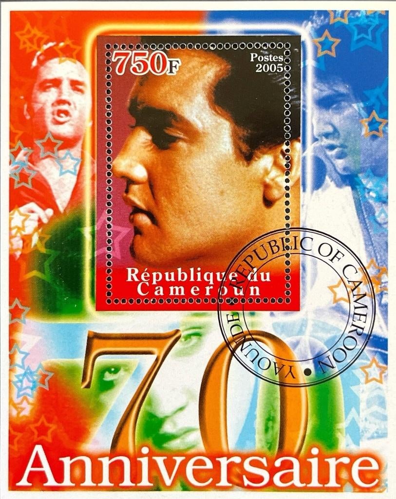 Kameroen 2005 Elvis Presley, Ophalen of Verzenden, Gestempeld