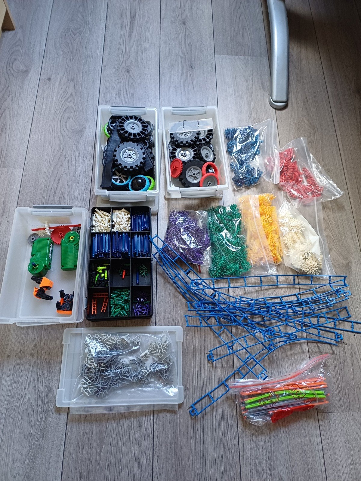 Grote set K'nex onderdelen om te bouwen, Ophalen, Gebruikt, K'nex