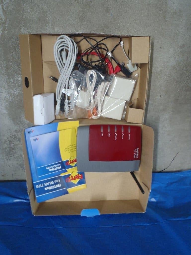 Fritzbox WLAN 7170, Computers en Software, Routers en Modems, Gebruikt, Router met modem, Ophalen of Verzenden