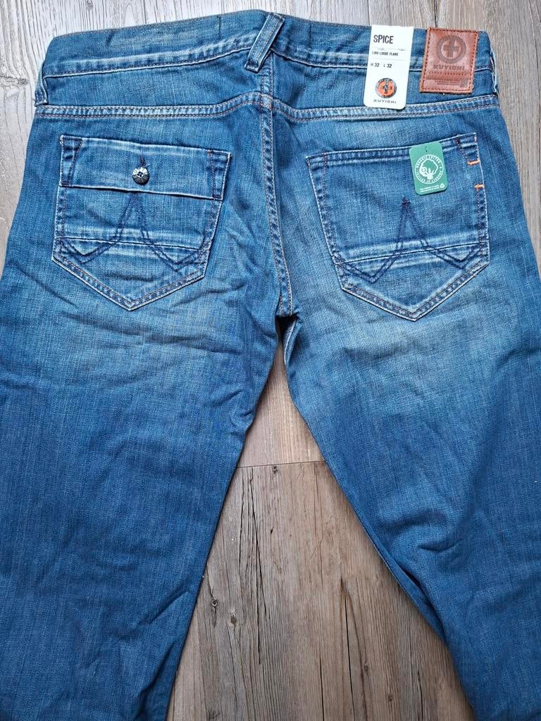 KUYICHI Spice low loose flared jeans W32 L32, Blauw, KUYICHI, Nieuw, Ophalen of Verzenden