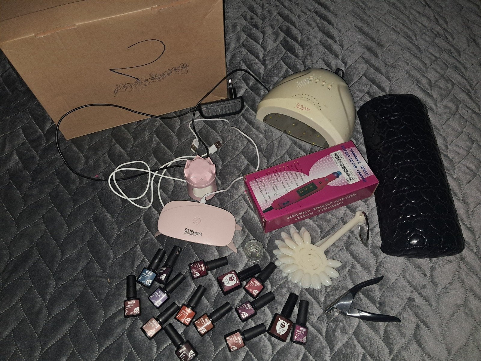 Gellak starterspakket met UV-lamp en accessoires, Ophalen of Verzenden, Zo goed als nieuw, Overige typen