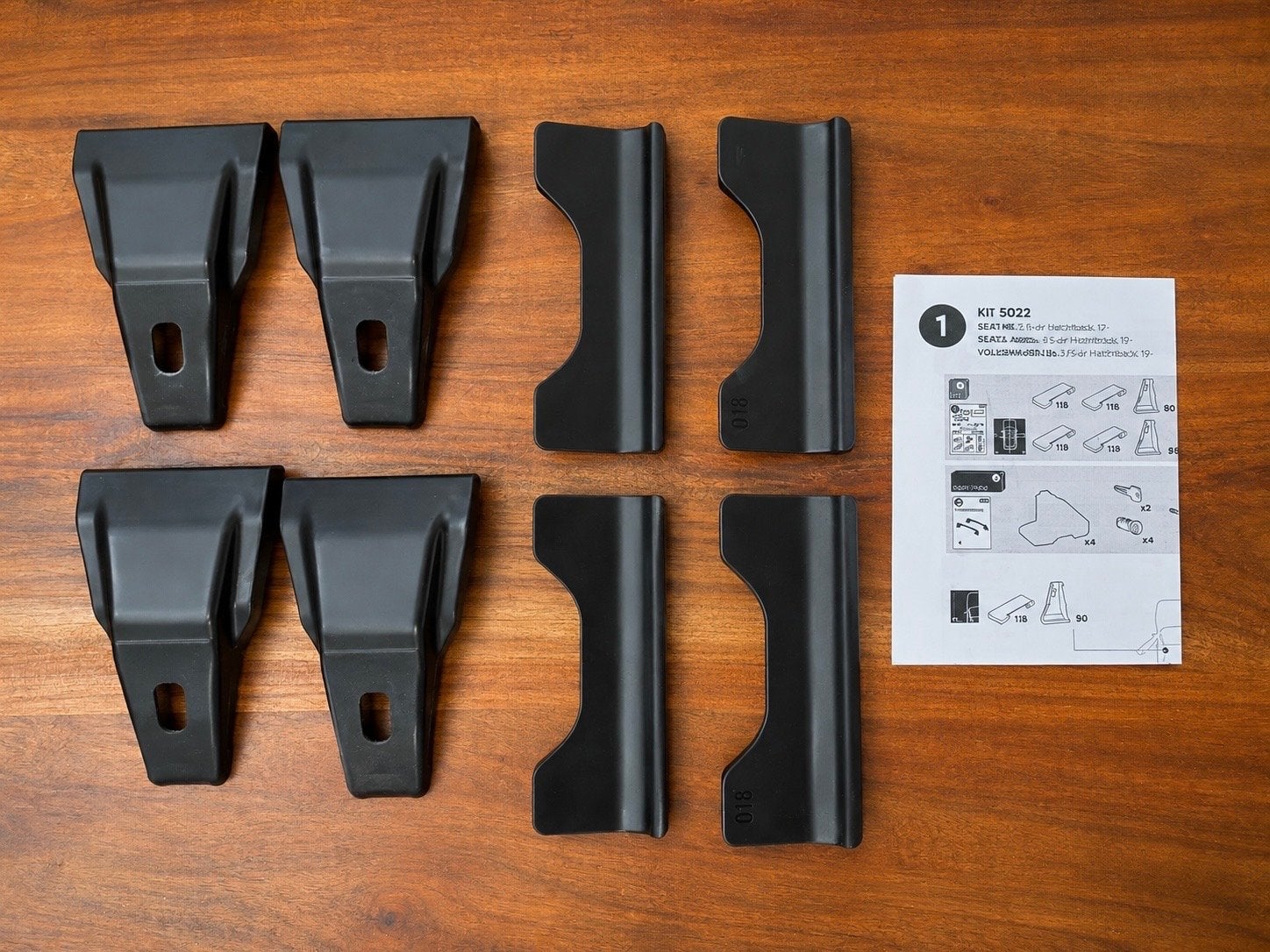 Thule Kit 5022 voor dakdragers - Seat Mii, Skoda Citigo, VW, Ophalen of Verzenden, Gebruikt