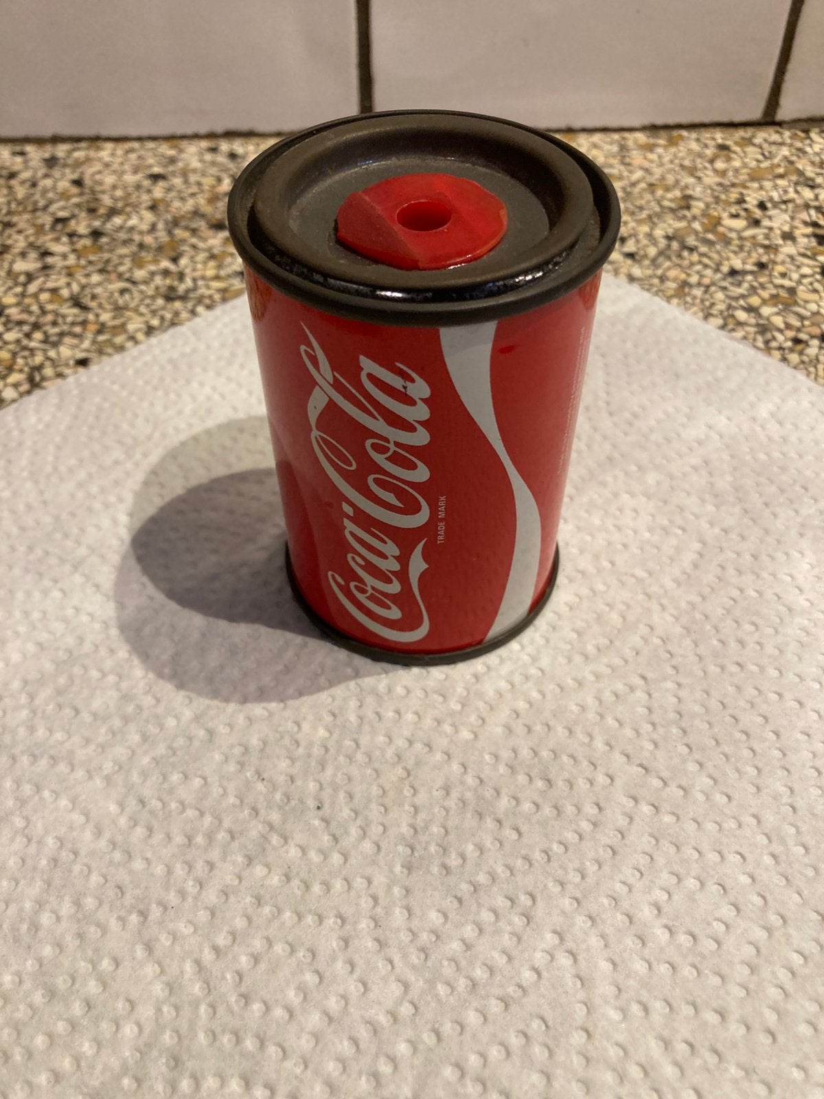 Puntenslijper cocacola, Ophalen of Verzenden, Zo goed als nieuw