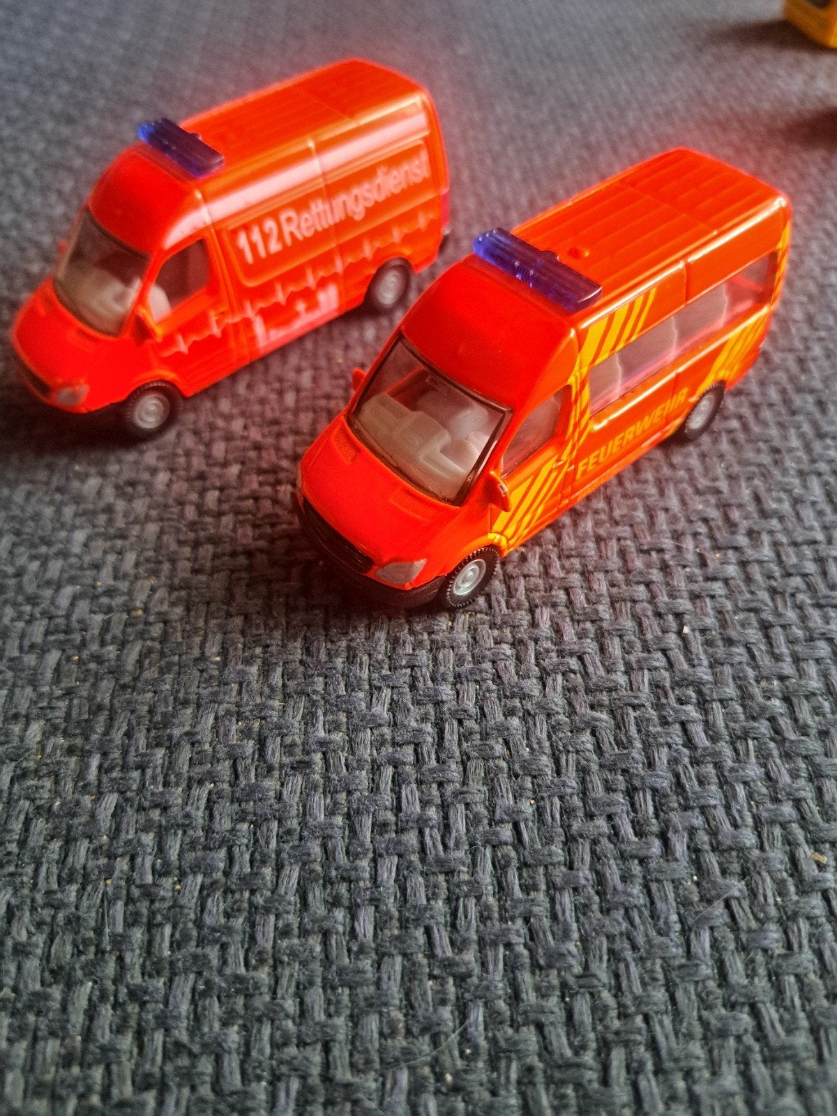 Siku modellen Mercedes sprinter 2x, Gebruikt, West germany, N.b, Bus of Vrachtwagen