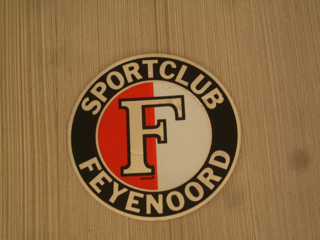 oude sticker feyenoord (vlgnr 27) sportclub feyenoord, Ophalen of Verzenden, Zo goed als nieuw, Feyenoord, Poster, Plaatje of Sticker