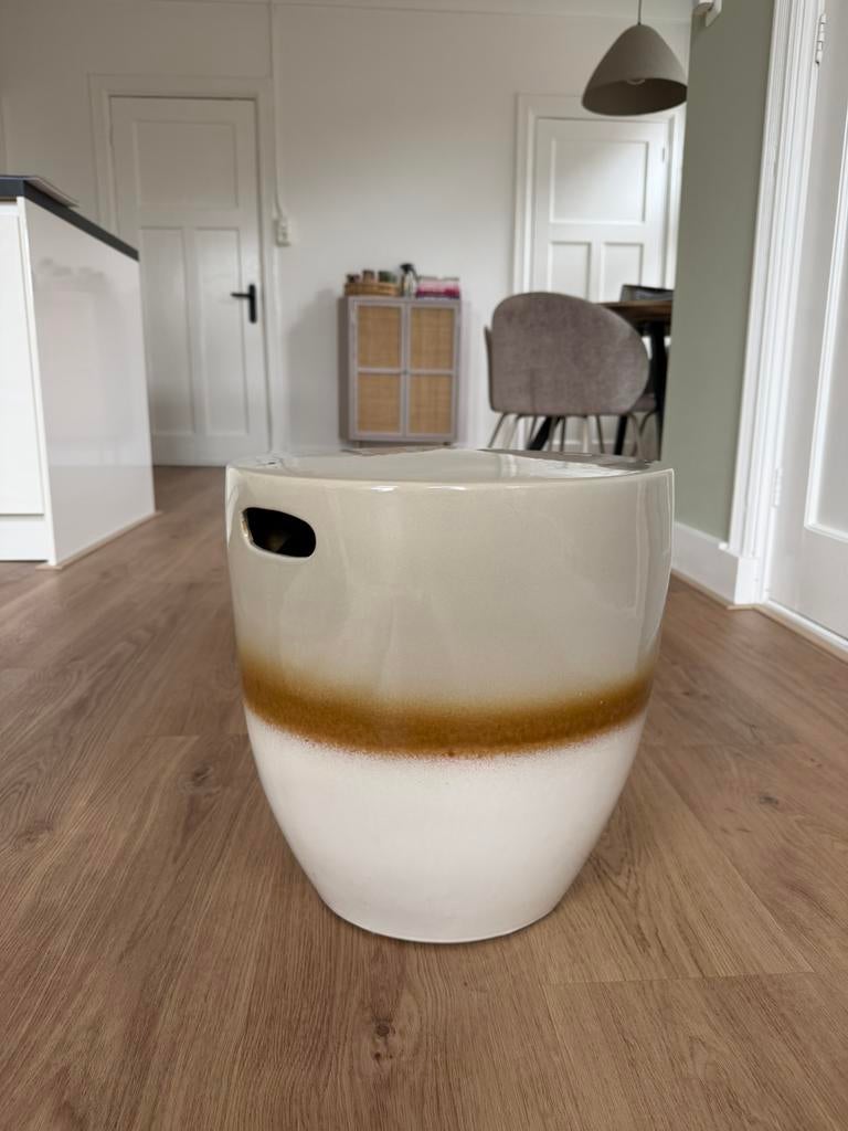 Bijzettafeltje, Minder dan 55 cm, Gebruikt, Rond, Ophalen