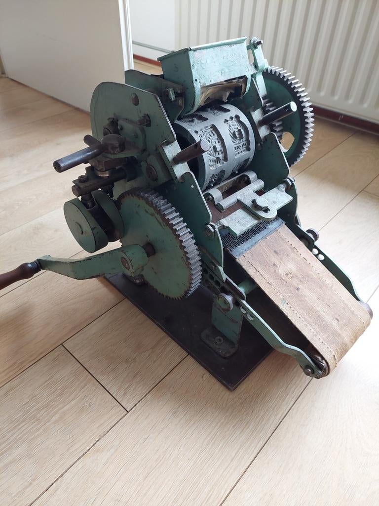 Speculaasmachine uit 1941, Ophalen, Gebruikt